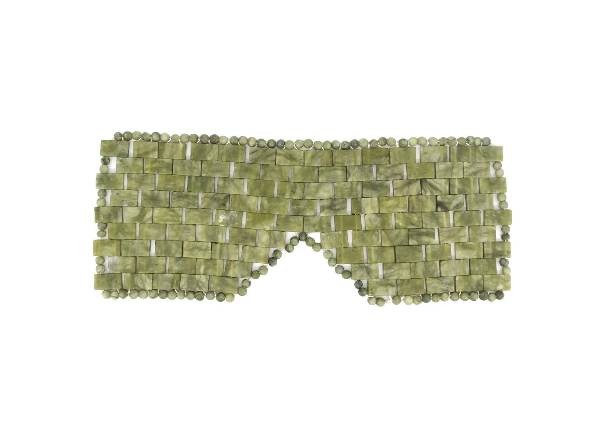 Masque Pour Les Yeux En Jade Naturel - Chaud Ou Froid Pour Relaxation Et Soin Du Contour Des Yeux
