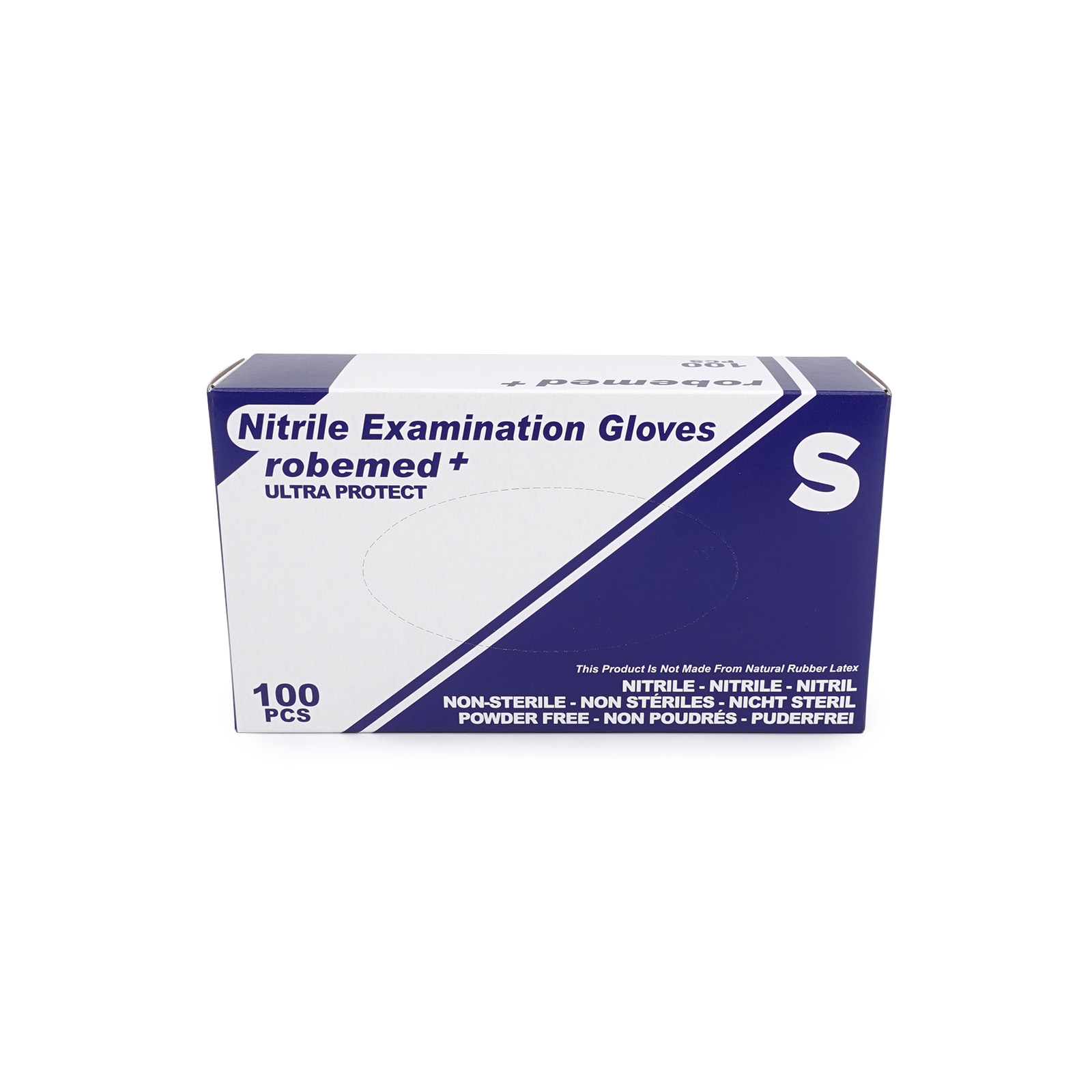 Gants d'examen nitrile non poudrés