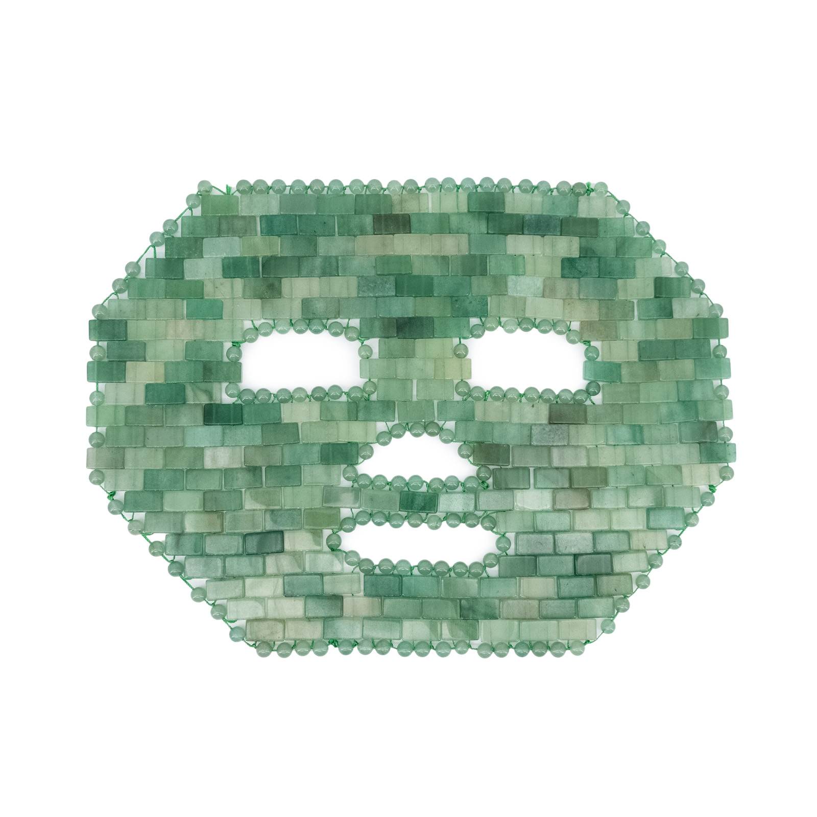 masque visage pierre aventurine