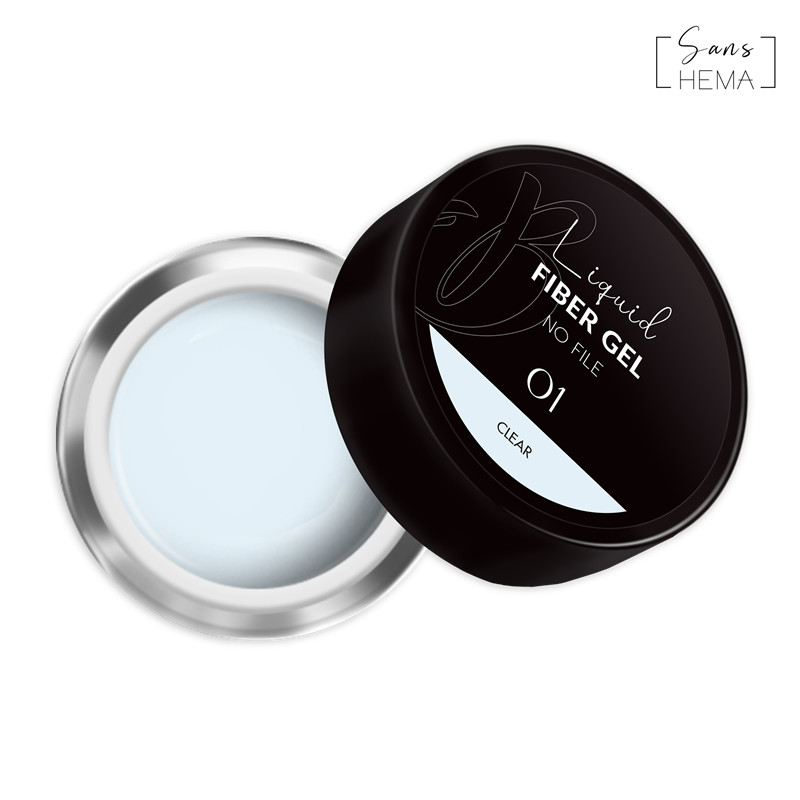Liquid Fiber Gel - No File - Clear 30 G