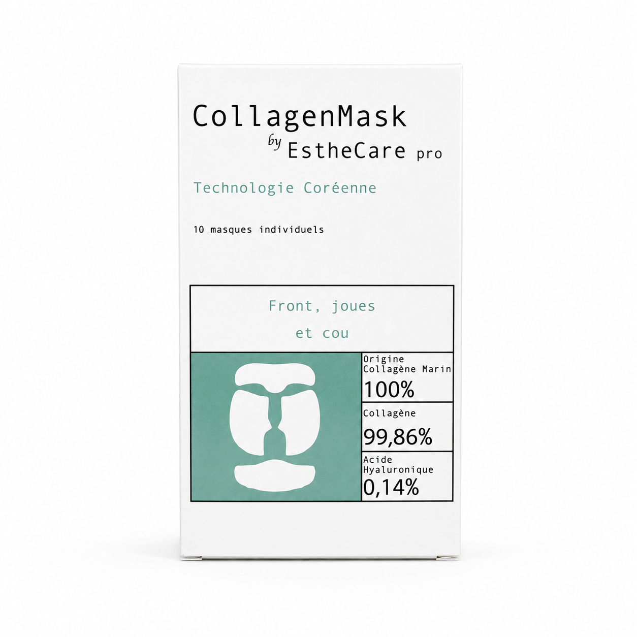 Pack de 10 Patchs Collagène et Acide hyaluronique