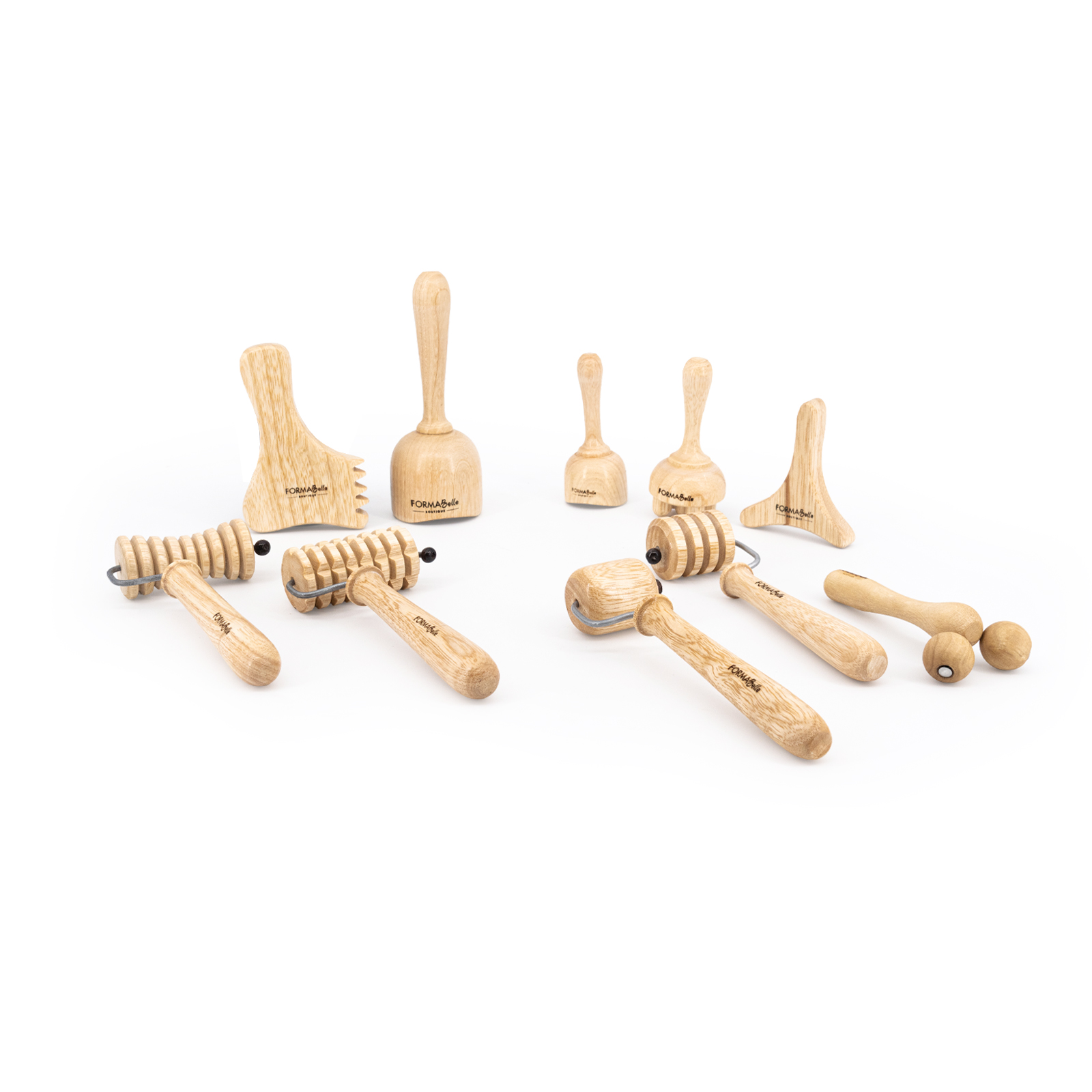 Kit Massage Maderotherapie Visage Avancé - 10 pcs